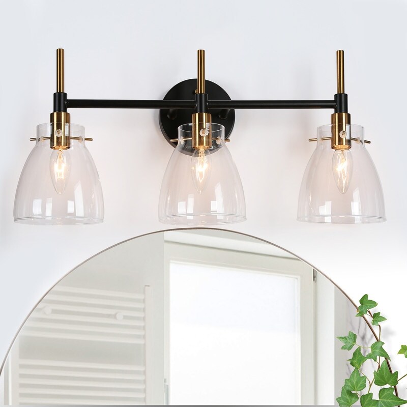 Vanity Light 24in Bathroom Vanity Light 24W Brushed Nickel Bedroom Vanity Lights Daylight White Vanity Lighting Fixtures GIREALO