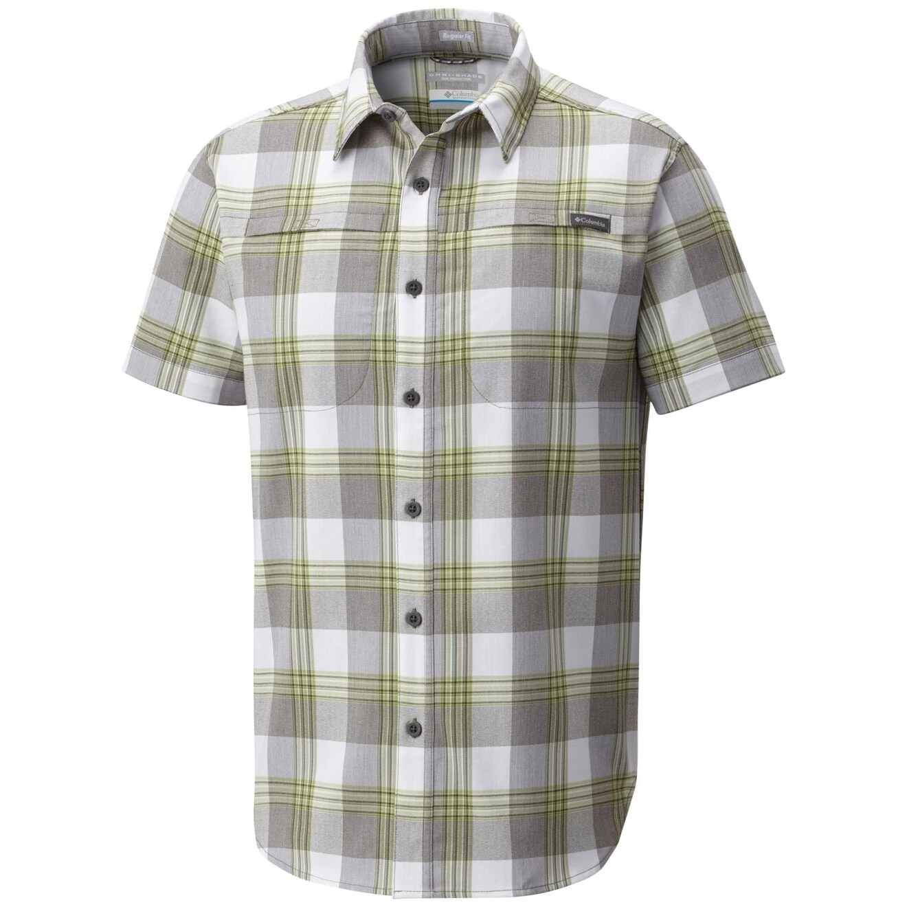 Shop Columbia Green Men Small S Button Down Upf 15 Plaid Stretch Shirt Overstock 28070745