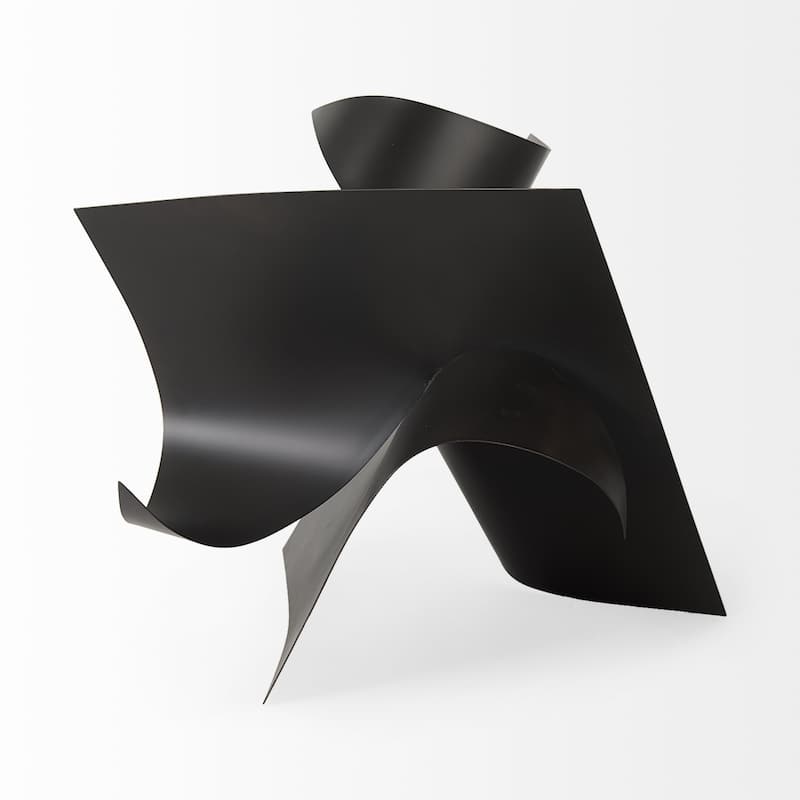 18" Contempo Antiqued Abstract Sculpture - 18"W x 18"D x 18"H