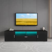 63 inch LED TV Stand Entertainment Center for Up to 75 inch TVs ...