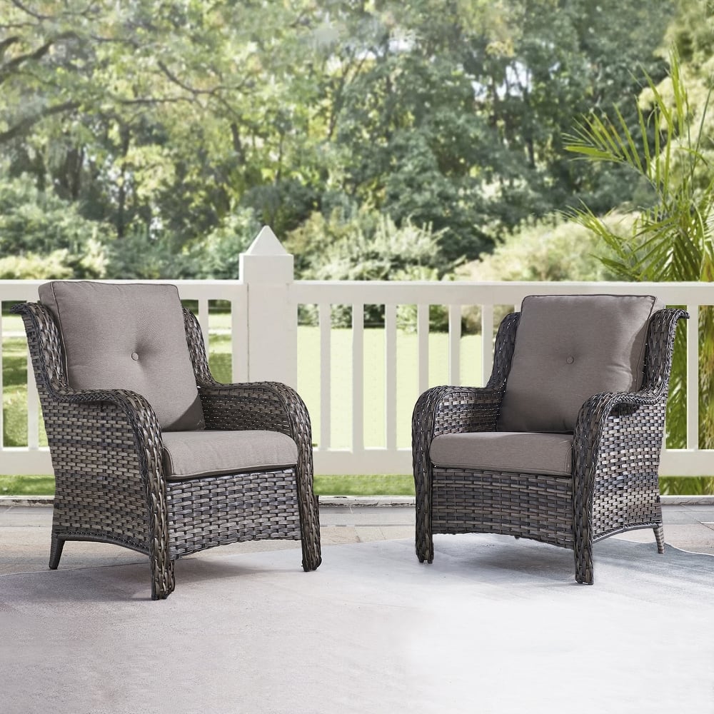 Gymojoy Patio Club Chair All-Weather Rattan Chair