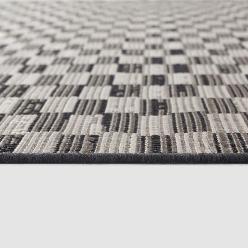 Joan Checkered Indoor/Outdoor Area Rug