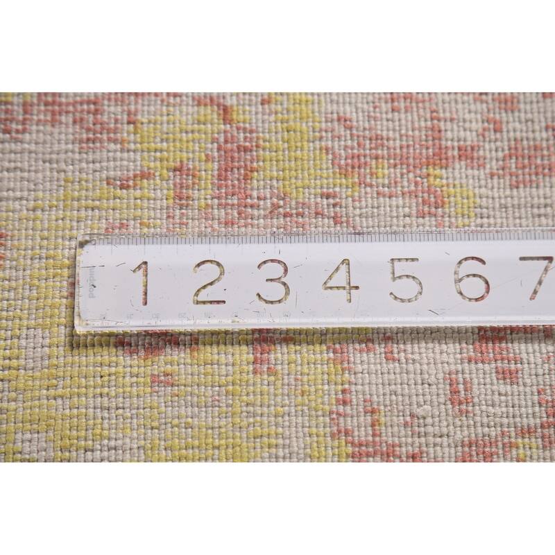 Abstract Modern Area Rug Hand-Knotted Wool Carpet - 3'9"x 7'6"