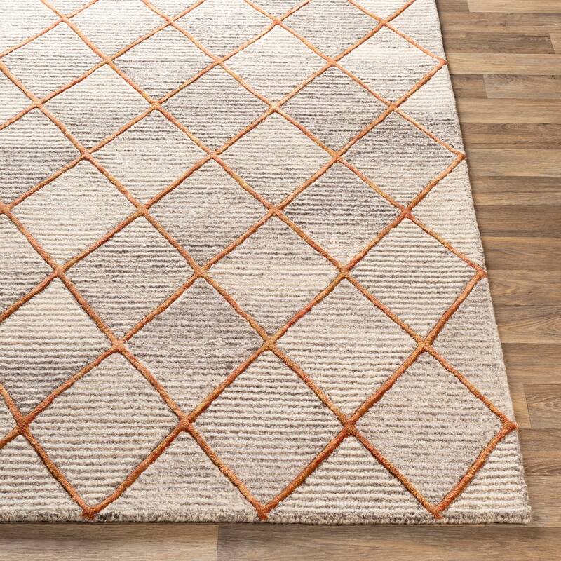 Artistic Weavers Padstow Handmade Wool Blend Trellis Area Rug