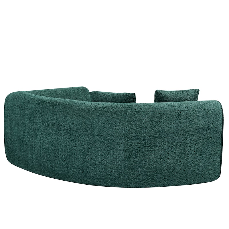 Christopher Knight Home - Curved Modular 110" Upholstered Sectional Sofa