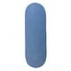 preview thumbnail 24 of 22, Colonial Mills Port Royale Indoor Outdoor Braided Rug 2X11 - Blue