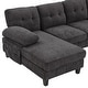 preview thumbnail 5 of 23, 103.5" Modern Chenille U-shaped Sectional Sofa with Dual Chaise Lounges and Armrest Pillows