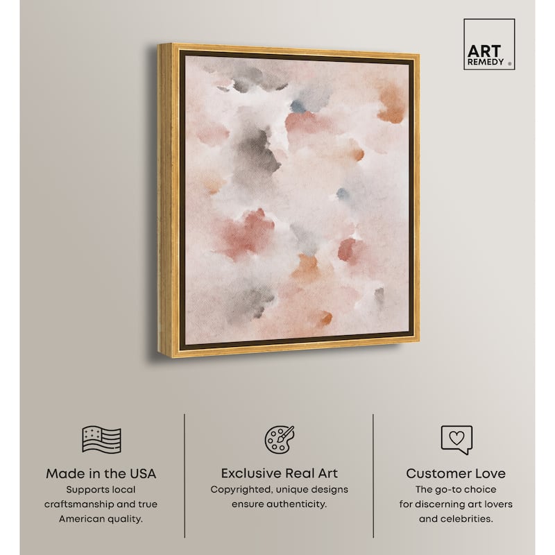 Art Remedy Cocadas Confectionery Framed Watercolor Boho Abstracts