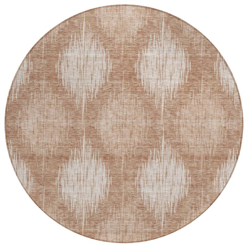 Machine Washable Indoor/ Outdoor Chantille Contemporary Geo Rug