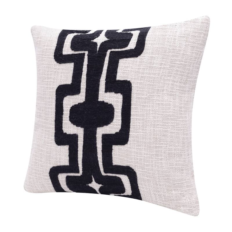 Sevita Geometric Handmade Decorative Throw Pillow