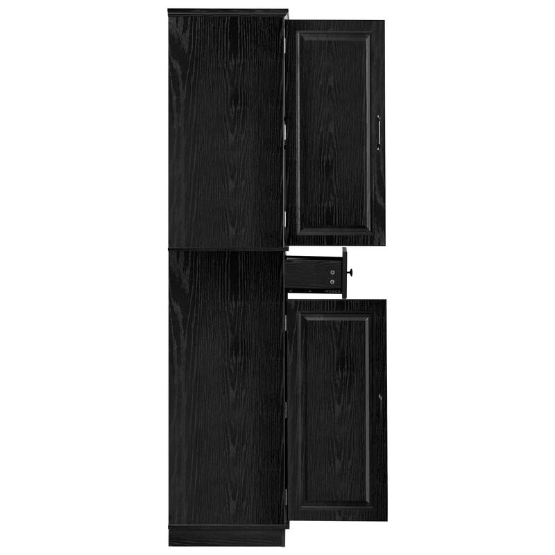 Roomfitters 71" Tall Kitchen Pantry Cabinet with 3 Pull-Out Organizers & 6 Door Shelves