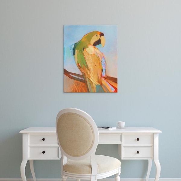 Easy Art Prints Larry Forgard's 'Parrot Wonder I' Premium Canvas Art