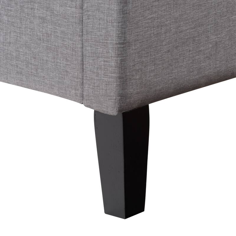 Bellevue Wide-Rectangle Panel Upholstered Bed Frame, Full