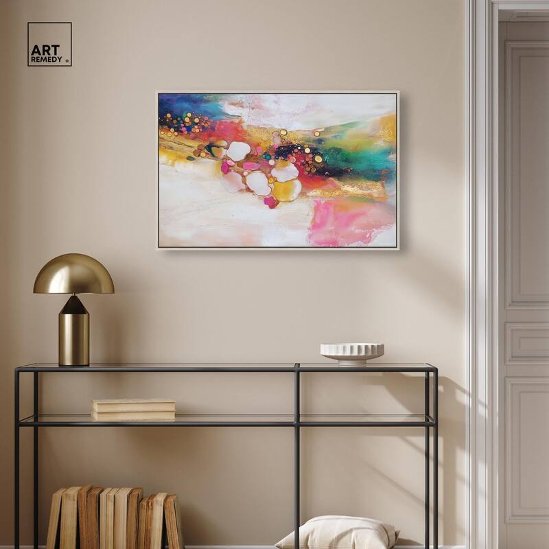 Vibrant Dabs II Canvas by Art Remedy