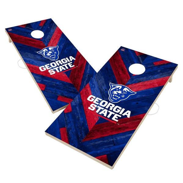 slide 2 of 6, Georgia State University Panthers Cornhole Board Set 16 Years and Up