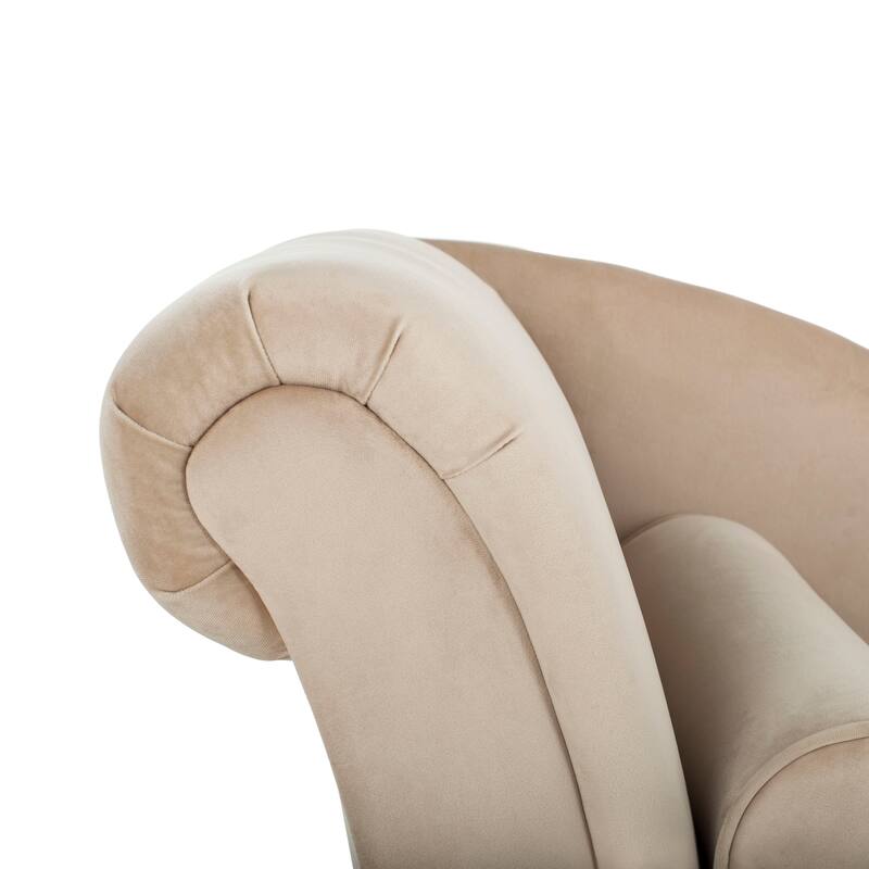 SAFAVIEH Karan Mid-Century Modern Chaise with Pillow - 63Wx28Dx30H
