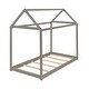 preview thumbnail 9 of 12, Twin Size Wooden House Bed, Durable Pine Wood & MDF Construction