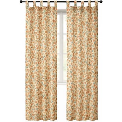 Urban Lifestyle Mushroom Sheer Curtain Panel