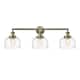 Option Antique Brass / Clear Deco Swirl