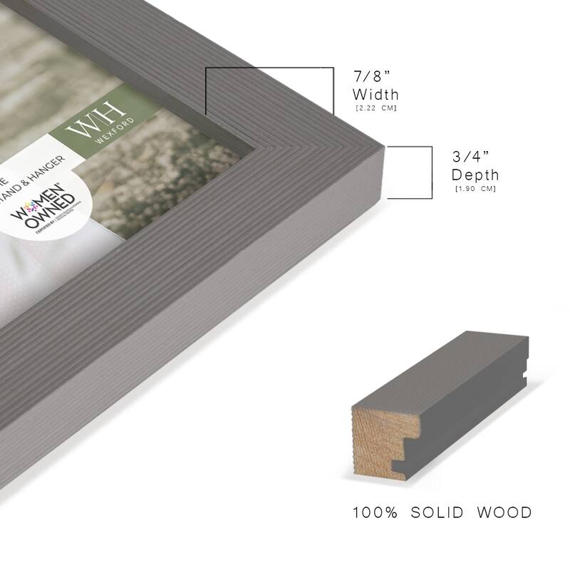 4 Piece Set Solid Wood Picture Frame