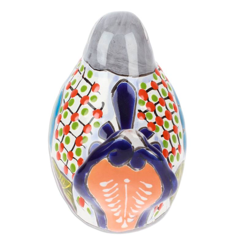 Novica Handmade Chants From The Hacienda Ceramic Figurine