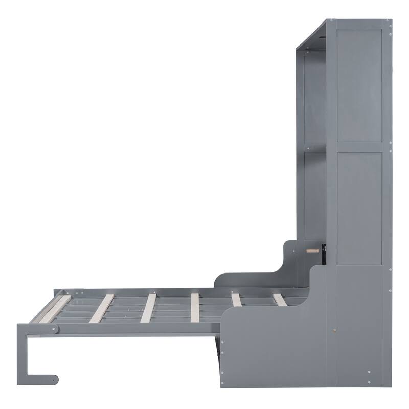 Modern Style Queen Size Multi-function Murphy Bed with Cushion for Bedroom