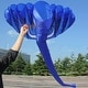 preview thumbnail 7 of 6, 3D Large Frameless Blue Elephant Kite for Kids Adult
