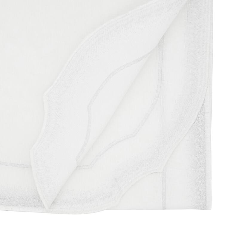 Elegant Embroidery Detail Table Runner