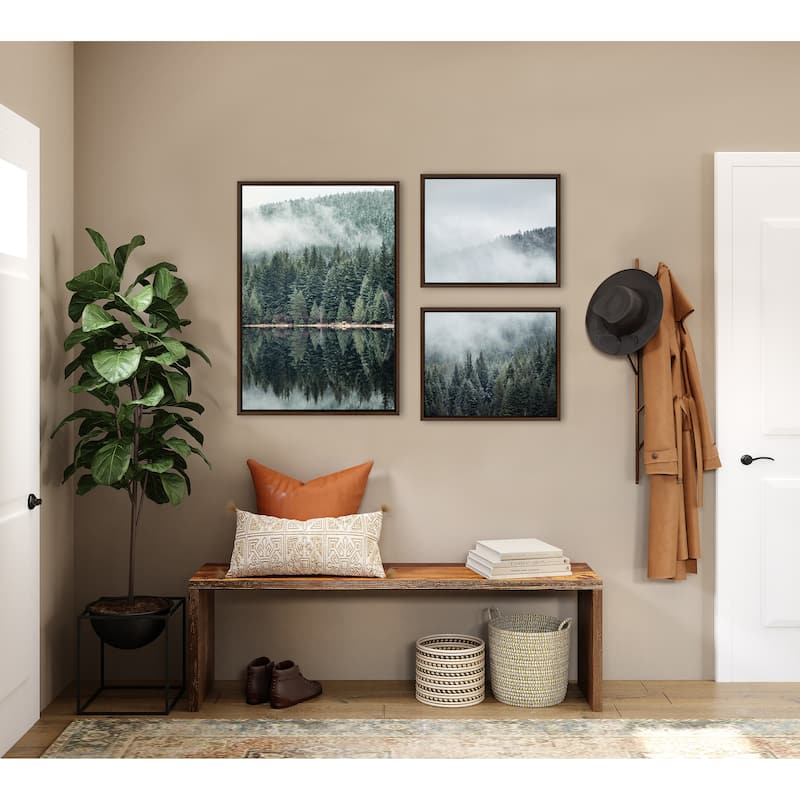 Kate and Laurel Sylvie Evergreen Canvas Art by Emiko and Mark Franzen
