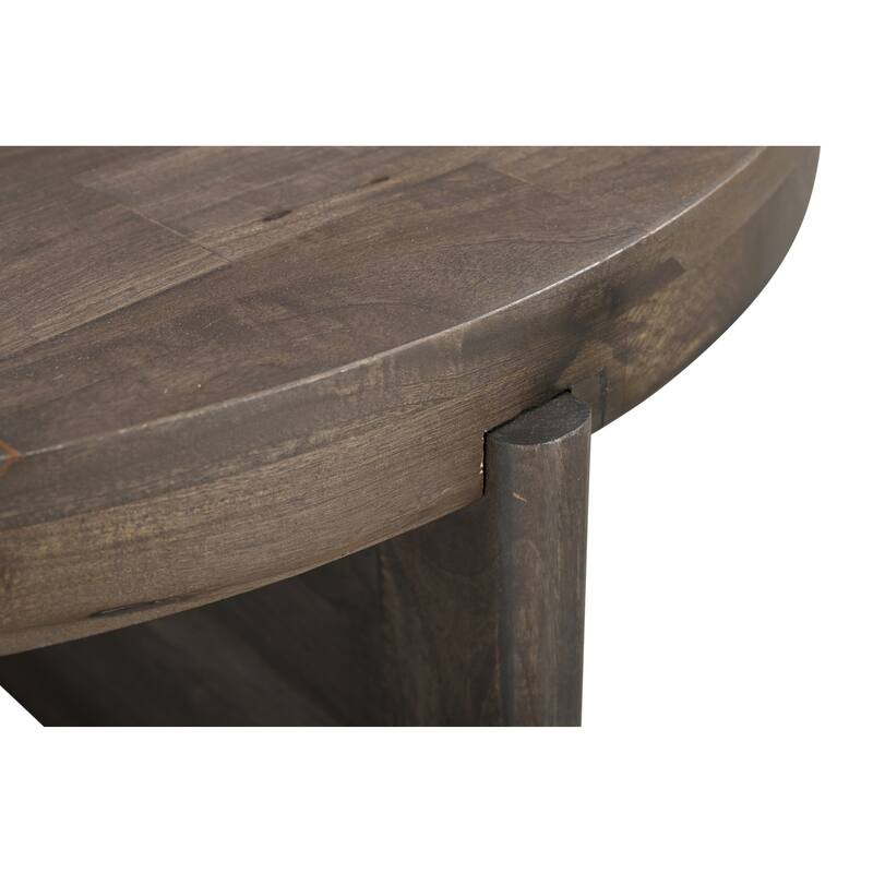 Willow 2-piece Solid Wood Living Room Table Set