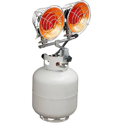 Avenger FBDTP30 30,000 BTU Liquid Propane Dual Burner Infrared Heater
