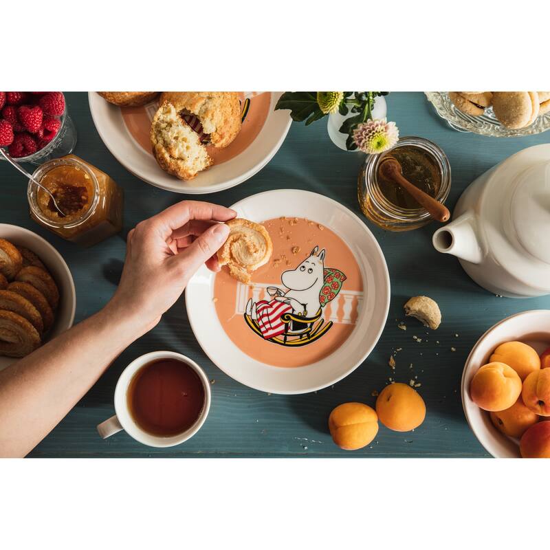 Moomin by Arabia Plate 7.48in Moominmamma Marmelade