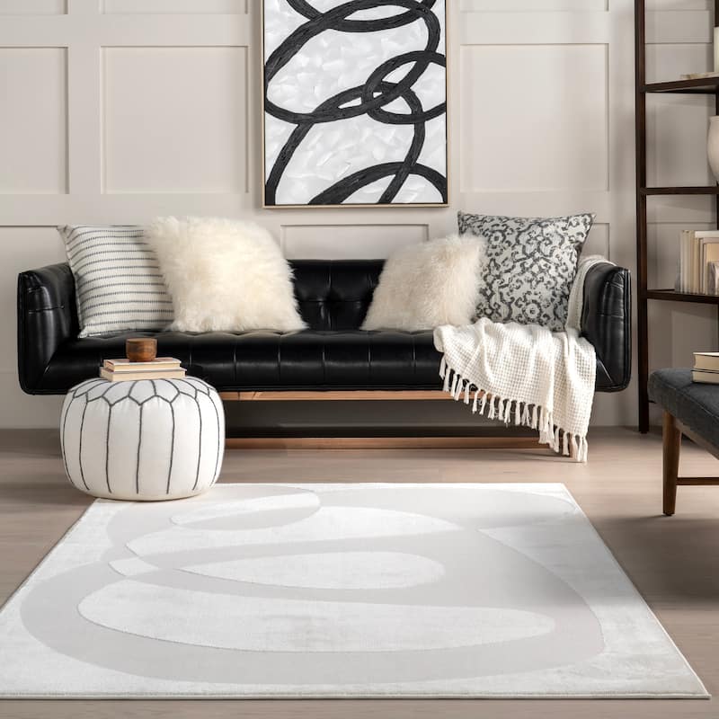 Nuloom Kahili High-Low Abstract Area Rug