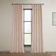 Exclusive Fabrics Heritage Plush Velvet Curtain (1 Panel) - Light Pink - 50 X 96