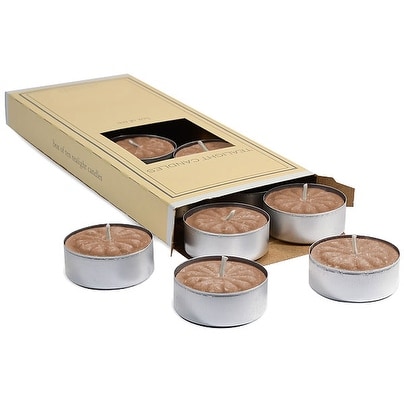 Banana Nut Tea Lights 10 candles per box 1.5 in. diameter x .63 in. tall