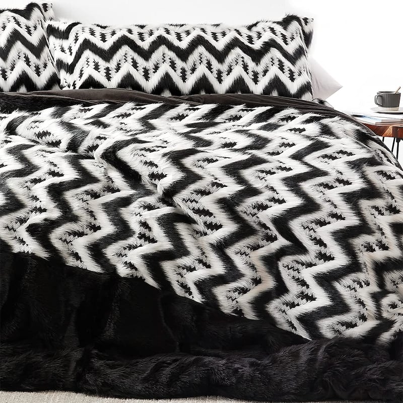 Fancy Meeting You Here - Coma Inducer® Oversized Comforter Set with Black Reverse