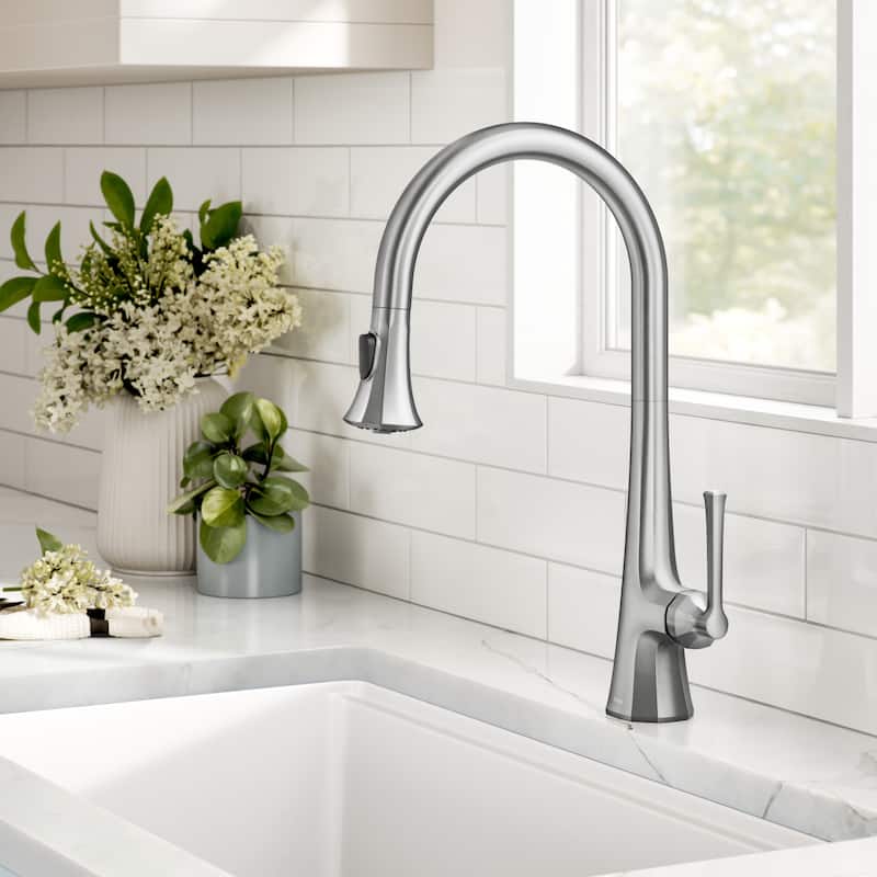 KRAUS Savan 2-Function Single Handle Pull Down Kitchen Faucet