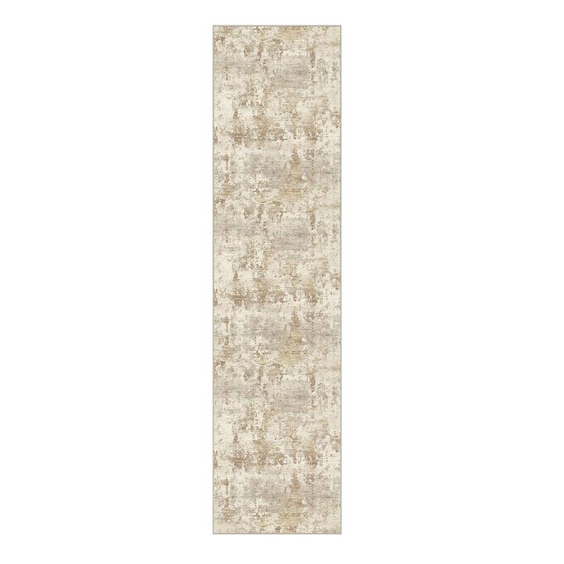 HomeRoots Abstract Modern Rectangle Area Rug
