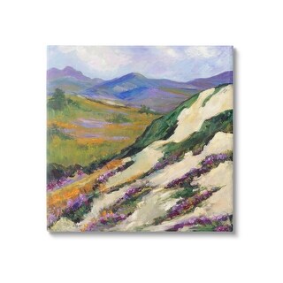 Stupell Purple Mountains Landscape Canvas Wall Art Design by Alexi Fine ...