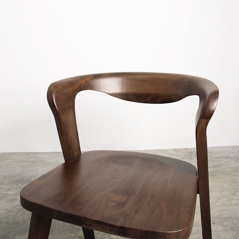 Furniture of America Abigail VI Mid-Century Modern 7-Piece Walnut Handfinished Solid Wood Dining Set