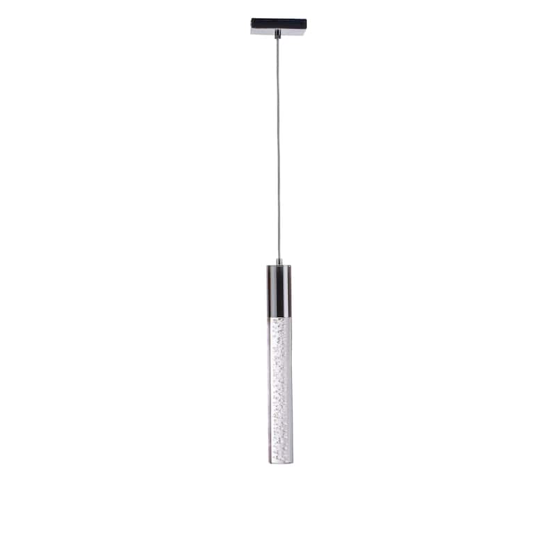 Acrylic Cylinder Pendant // 1 Light - N/A