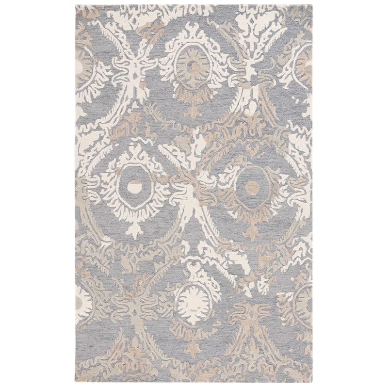 SAFAVIEH Handmade Ebony Katinka Modern Wool Rug