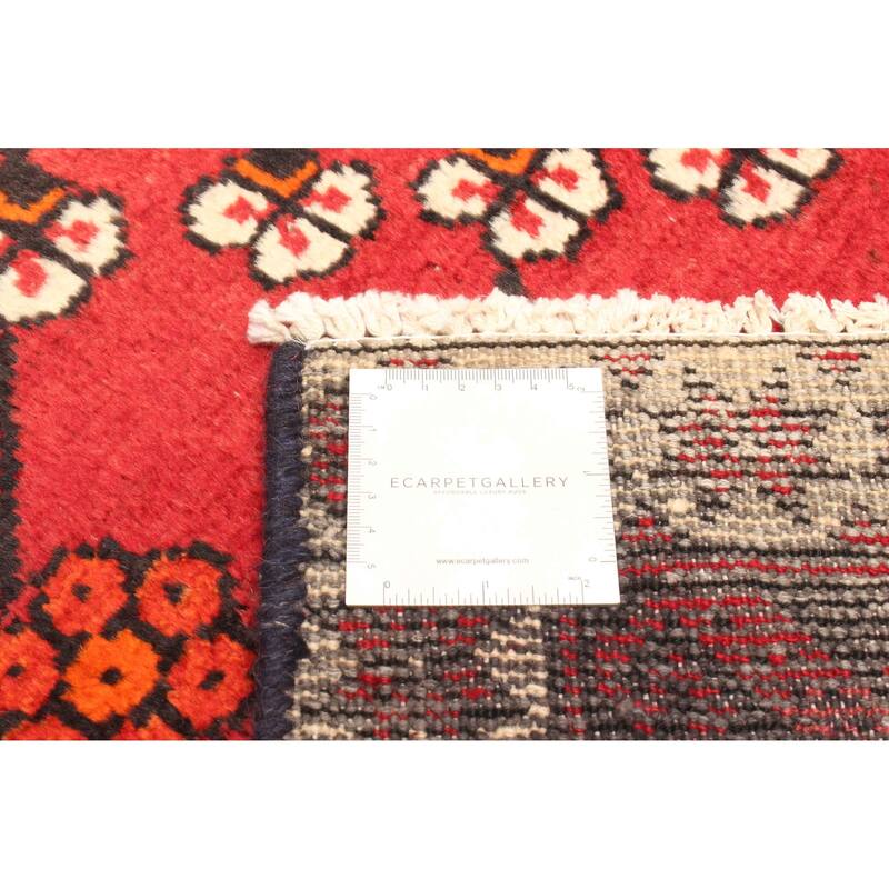 ECARPETGALLERY Hand-knotted Andelz Red Wool Rug - 3'10 x 6'1