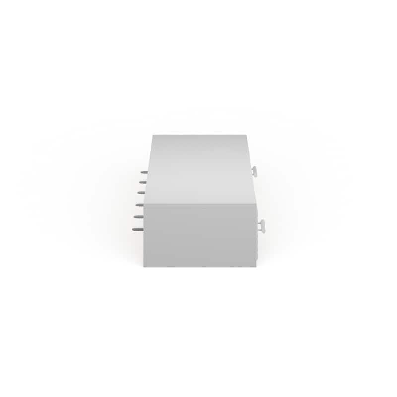 SEI Furniture Shaw Modern White 2-drawer Floating Wall-mount Desk