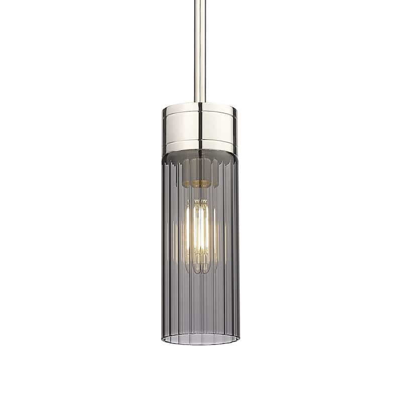 Innovations Lighting 429-1S-10-3 Empire Pendant Empire 3" Wide Mini - Polished Nickel / Plated Smoke