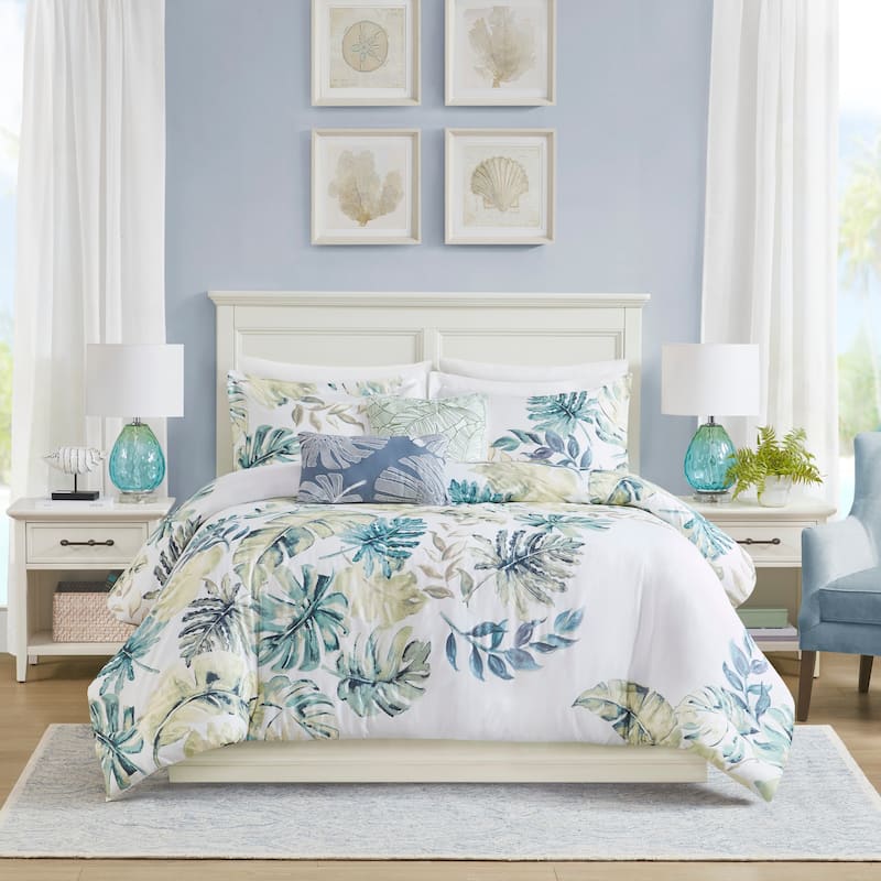 Harbor House Lorelai Multi Cotton Printed 5 Piece Duvet Cover Set