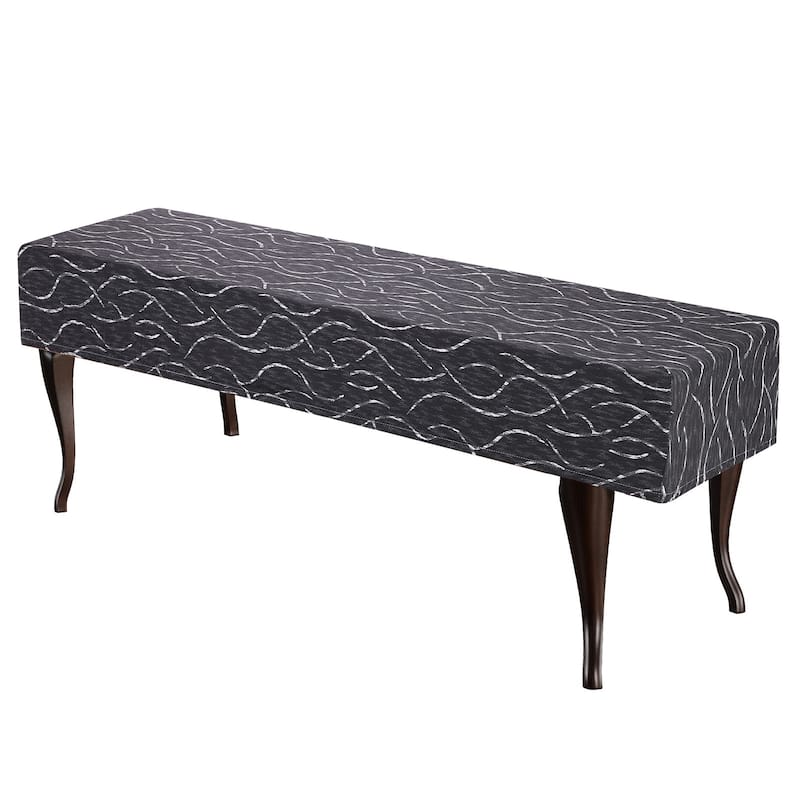 Bench Cushion Cover Dining Bench Cover, 1 Pcs - Dark Gray