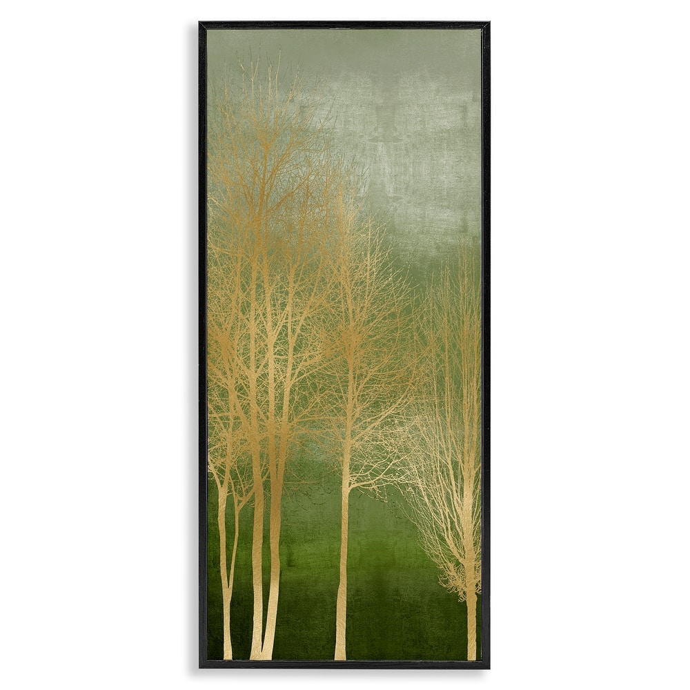 Stupell Minimal Gold Branches Framed Giclee Art Design By Kate Bennett