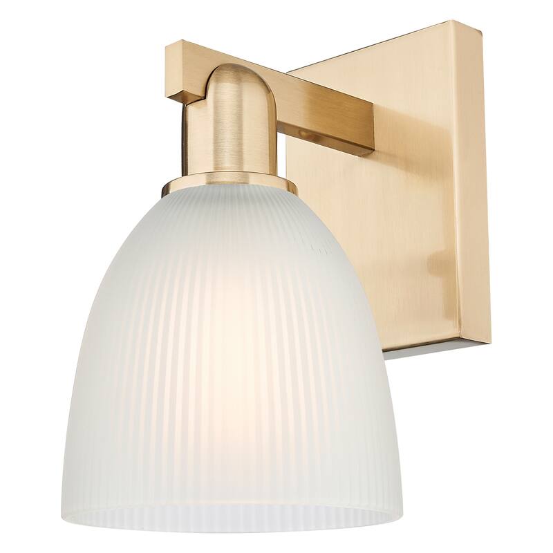Innovations Lighting 716-1W-11-6 Castile Sconce Castile 11" Tall Wall - Champagne Bronze / White