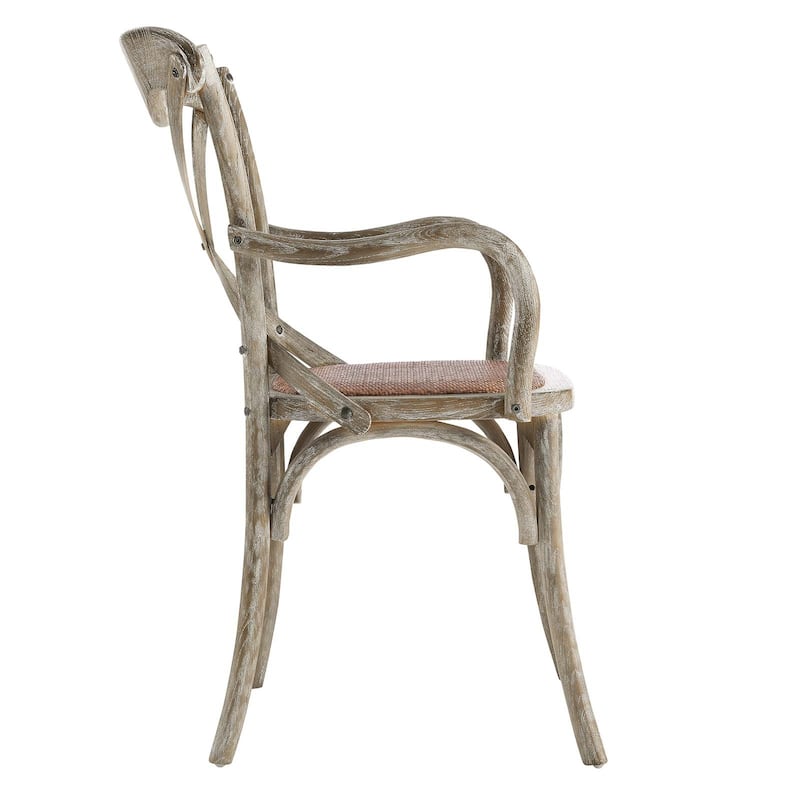 The Gray Barn Trails End Elm and Rattan Dining Chair